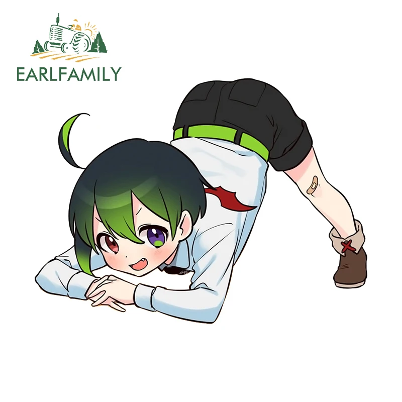 EARLFAMILY 13 см x 9 6 Kagari аниме Hentai Автомобильная наклейка защита двери автомобиля