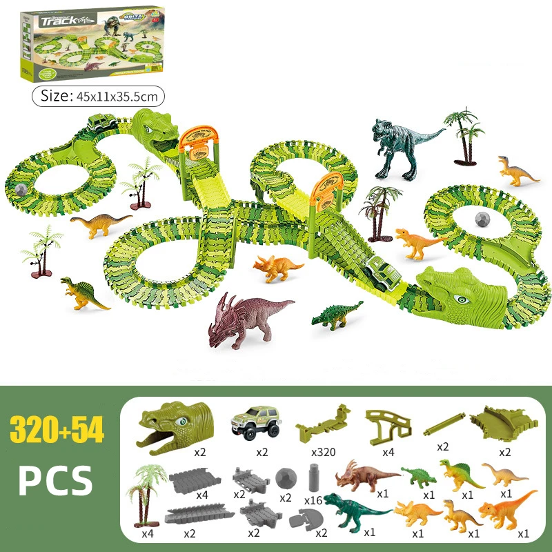 

153 шт., Детский конструктор «динозавр»