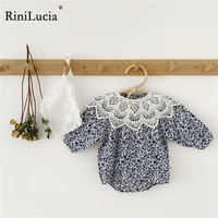 rinilucia fashion baby girls romper cotton long sleeve ruffles baby rompers infant playsuit jumpsuits cute newborn clothes