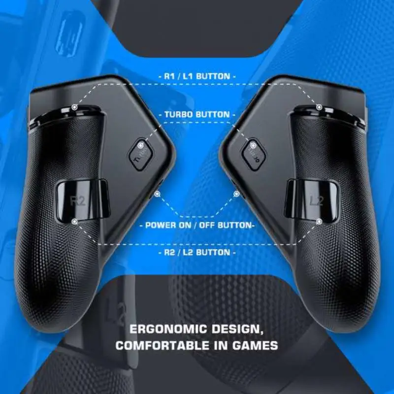 

High Sensitivity Game Controller Black F7 6 Fingers Buttons Portable Tablet Controller Joystick Computer Game Controller