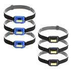 Светодиодный водонепроницаемый Головной фонарь с COB матрицей, 3 режима, уличный Головной фонарь для велоспорта, кемпинга, велоосвещение, Туристическое оборудование, 1 шт.