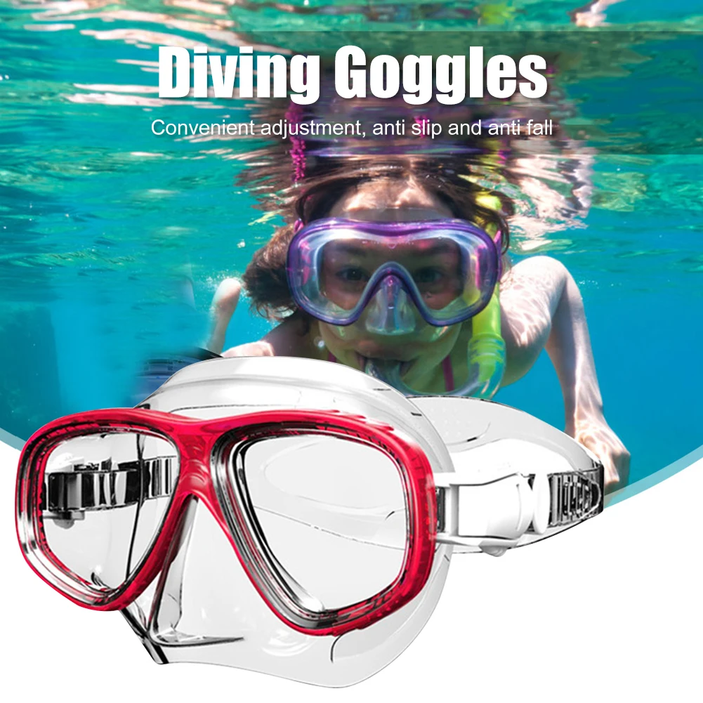 

Scuba Diving Masks Snorkeling Goggles for Adult Anti-Fog Scuba Goggles Glasses Underwater Swimming Pool Equipment