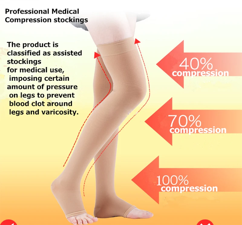 Compression Socks Running Marathon Sports Men Women Socks Nylon Leg Support Outdoor Stockings For Medical Edema Varicose Veins