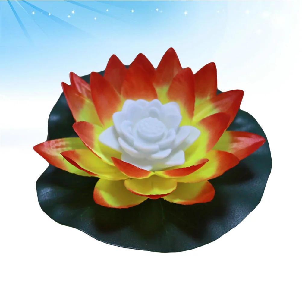 

Plastic Plants Outdoors LED Lamp Water Swimming Pool Lights Lotus Candles