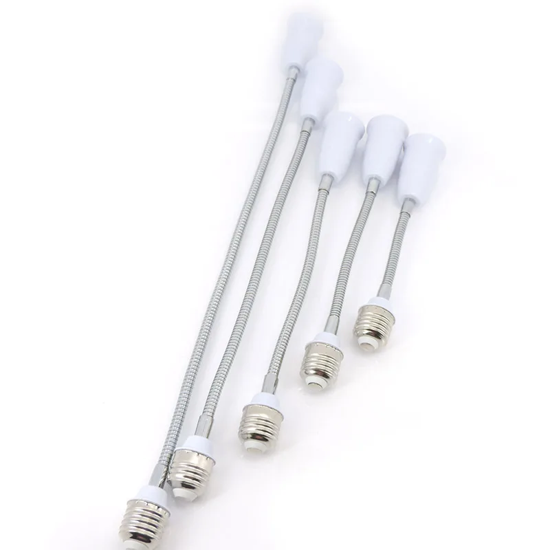 Гибкая светодиодная лампа E27 на цоколь удлинитель держатель лампы конвертер U26