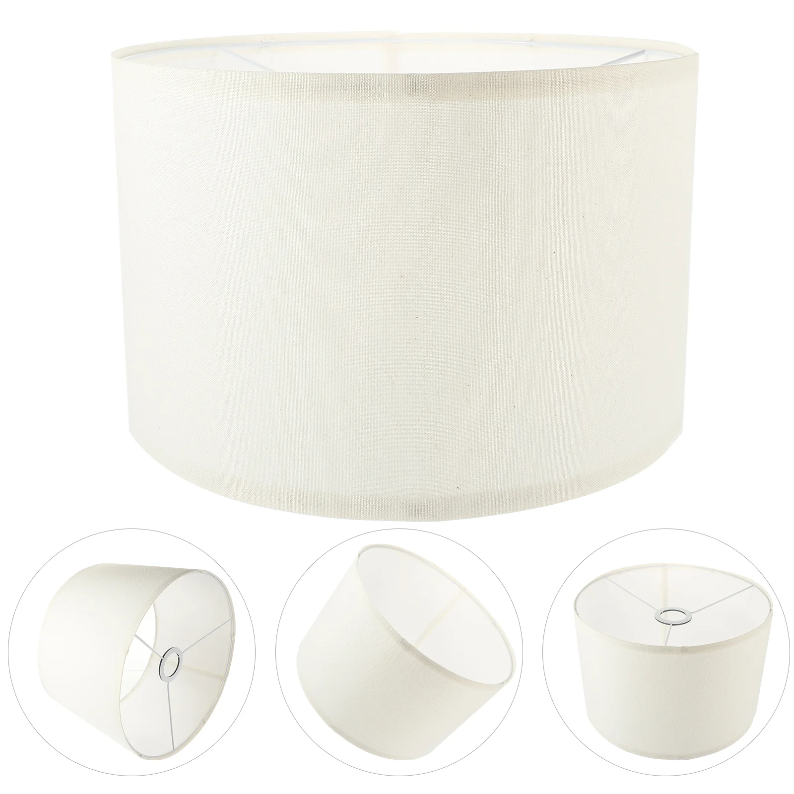 

Linen Lamp Shade Table Floor Lamp Light Shade Lampshade Home Decoration for Bedroom (Suitable for E27 Bulb)