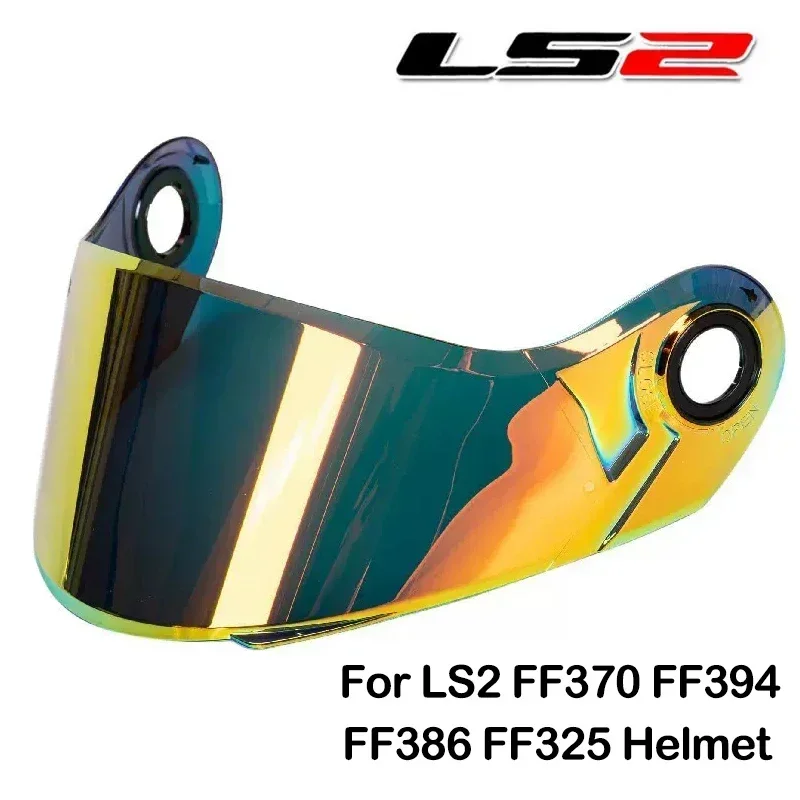 LS2 Ff370 Visera Abatible Hacia Arriba Para Casco De Motocicleta Lente antiiebla Colorida Adecuada FF394 FF386 FF325