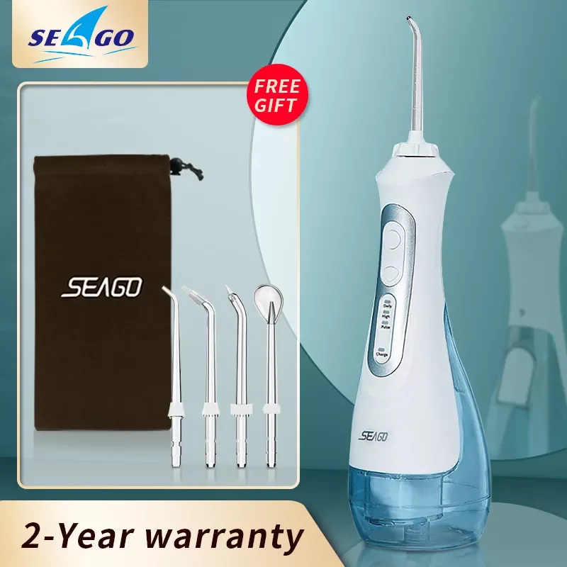 

Ирригатор полости рта SEAGO Аккумуляторный с USB, 3 режима, 200 мл
