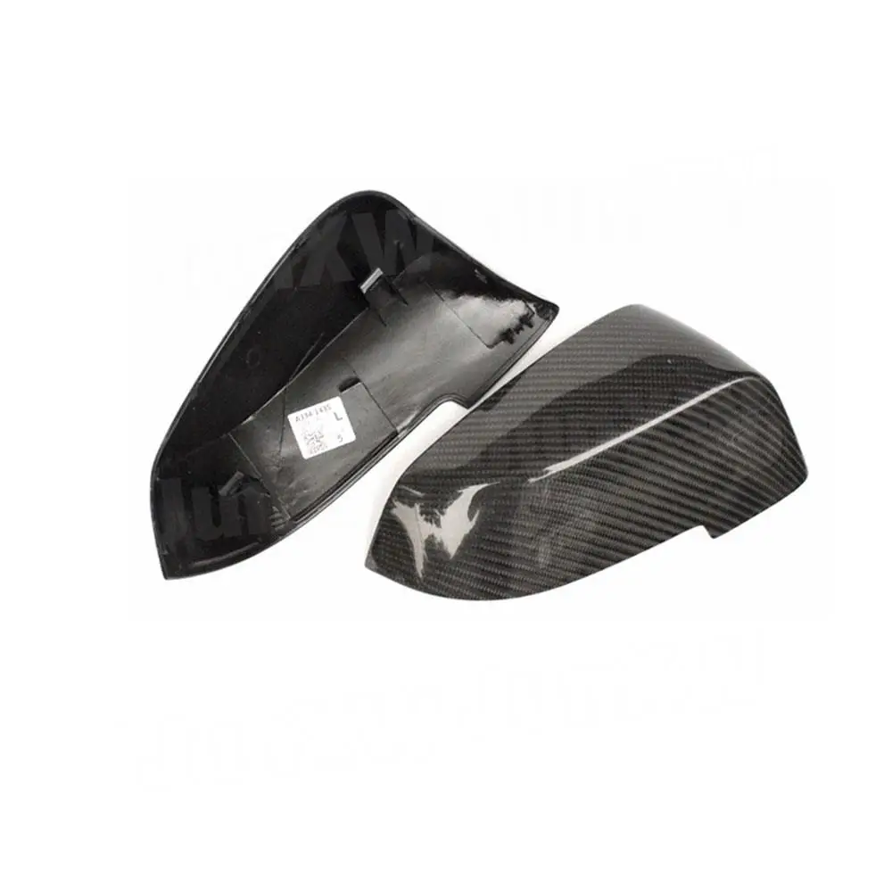 2 шт./компл. крышка зеркала из углеродного волокна бокового заднего вида для BMW 5