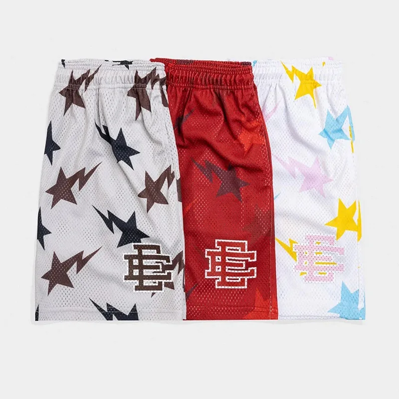 

RIC Emanuel EE Basic Shorts 2023 Men's Fitness Shorts Beach Pants Sports Mesh Breathable Men's Shorts Fashion Mesh Shorts Men's