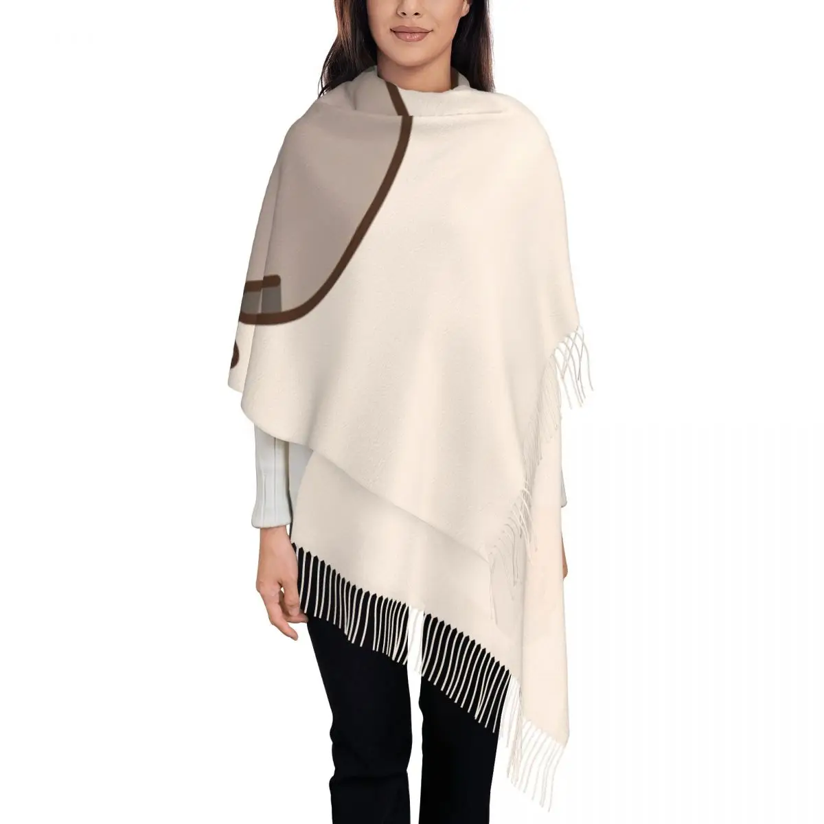 

Женский Длинный легкий шарф в виде кошки