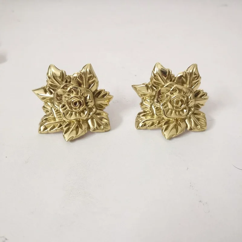 

Brass Forged Drawer Cabinet Door Furniture Wardrobe Cabinet Shoe Cabinet Handle Knobs and Pulls Barn Door Handles for Furniture