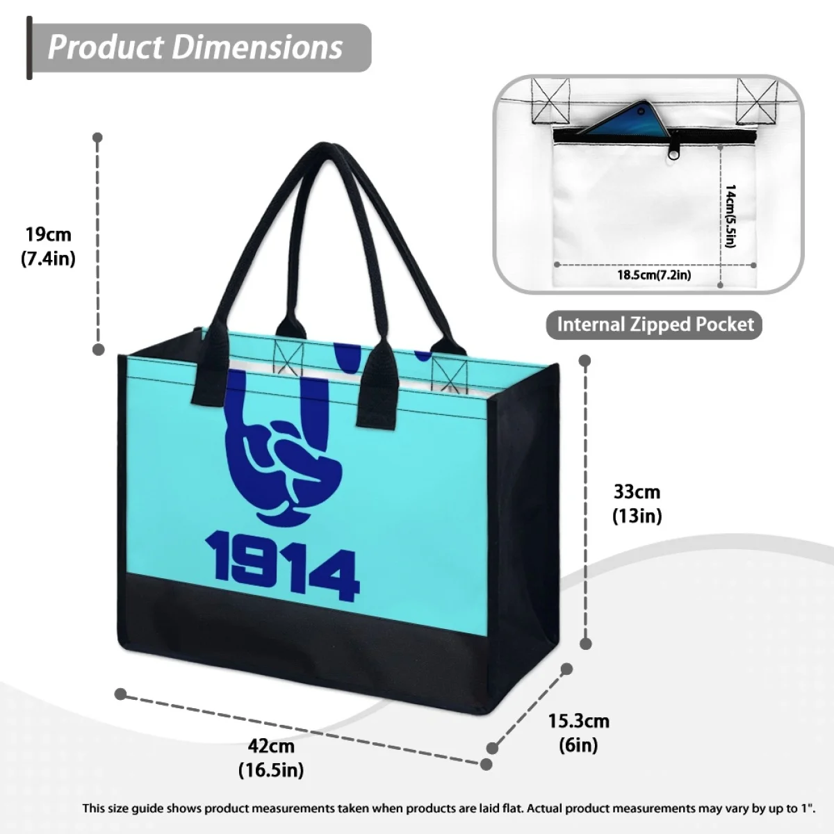 Фото Новинка 2023, винтажные дизайнерские женские сумки на плечо Phi Beta Sigma, вместительные сумки-тоуты для хранения, подарочные портативные женские ... №5