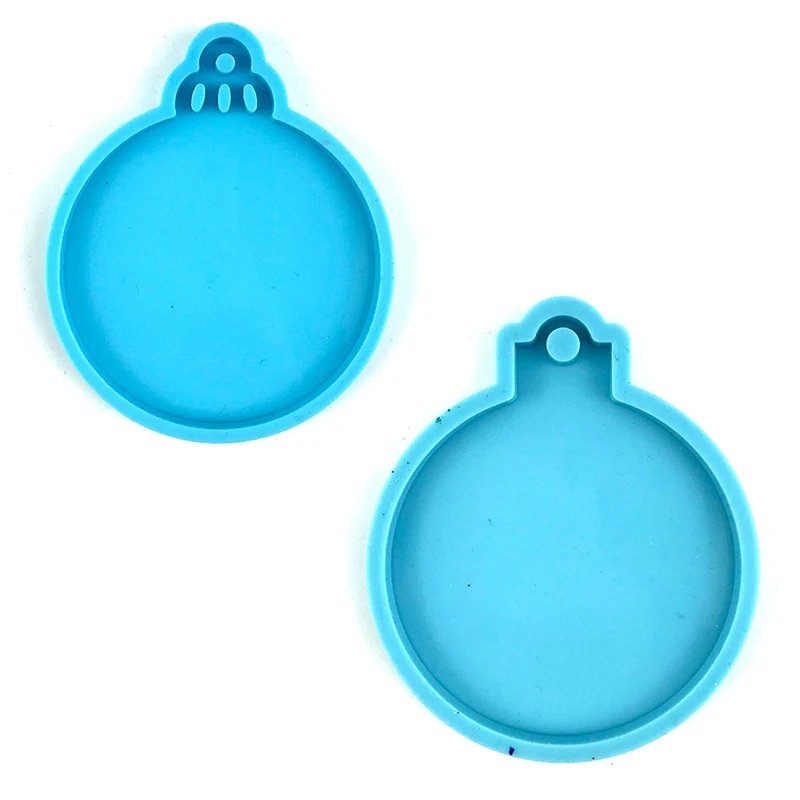 

1 шт., рождественские круглые декоративные серьги-брелоки