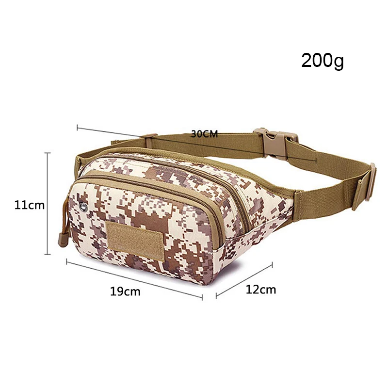 Hot Sale Outdoor Tactical Molle Belt Bum  Pouch Waist Bag Pack Phone Pocket Running Tactical Fanny Pack Crossbody Custom