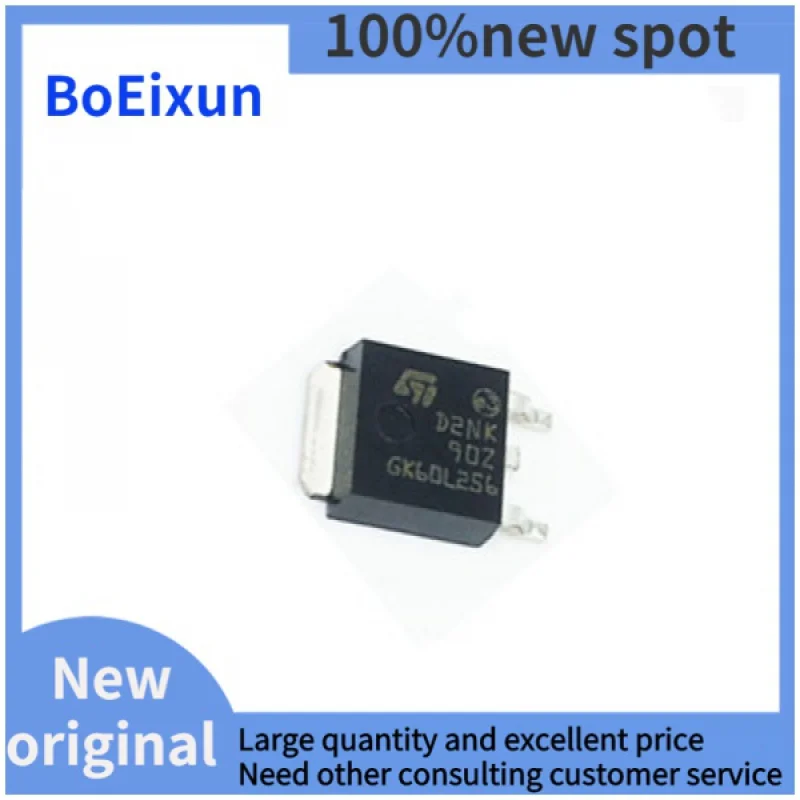 

100%New OriginalD2NK90ZNewSTD2NK90ZImport Field EffectMOSTube2.1A 900VPatchTO-252Triode