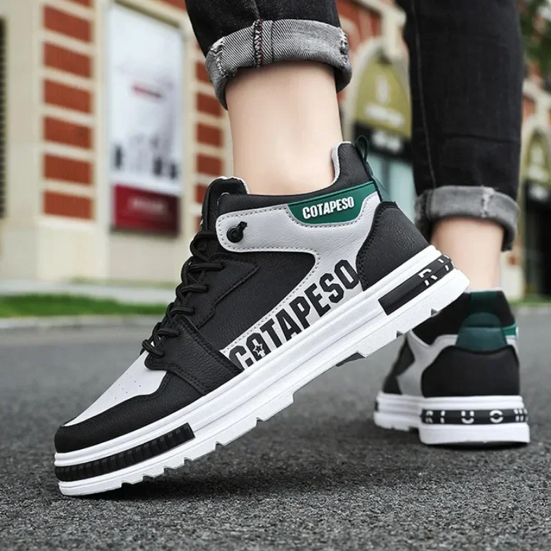 Мужская обувь новинка 2024 удобная классическая с высоким верхом уличные походные