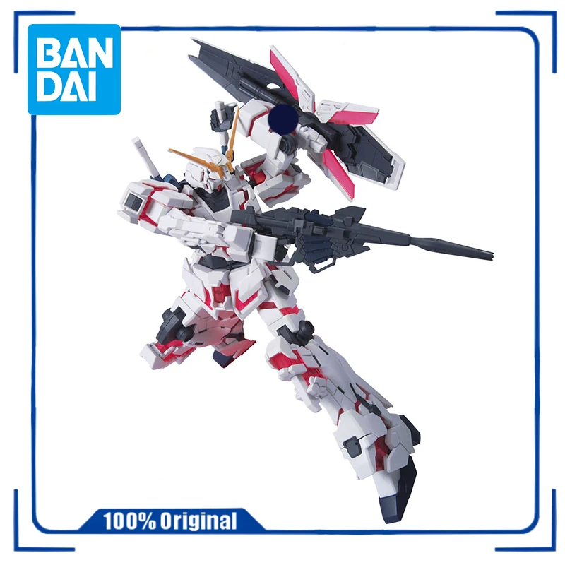

Genuine Bandai Original Gundam Anime Model Rg 1/144 Unicef Gundam Action Figure Assembly Model Toys for Kids All Saints' Daygift