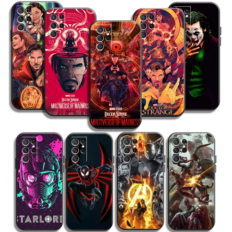 

Marvel Avengers Phone Cases For Samsung Galaxy S22 Plus S20 S20 FE S20 Lite S20 Ultra S21 S21 FE S21 Plus Ultra Soft TPU Coque