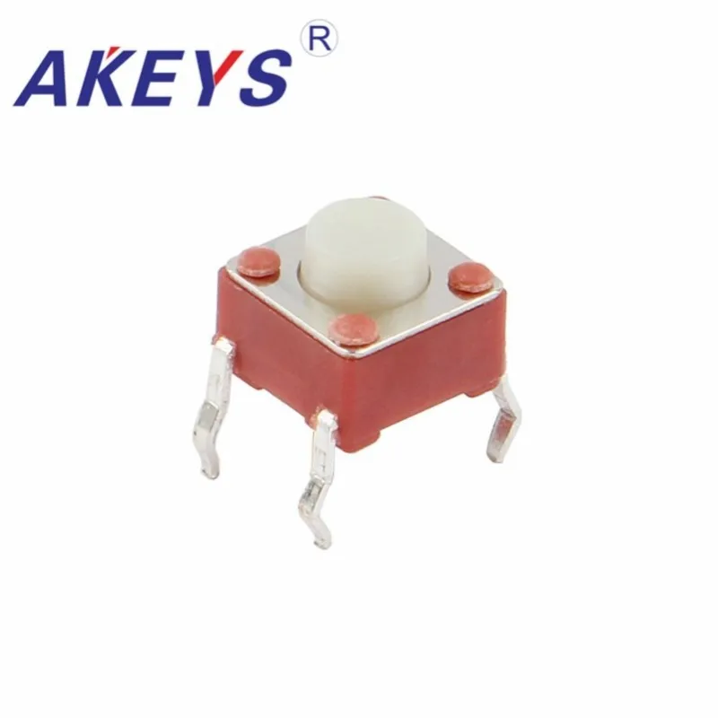 10 шт. TS-D001 6*6 многоцветный световой сенсорный переключатель мгновенный