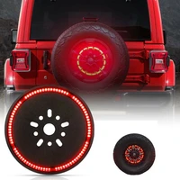 13 8 inch spare tire light led rear brake wheel light for jeep wrangler jk jl 07 18 red
