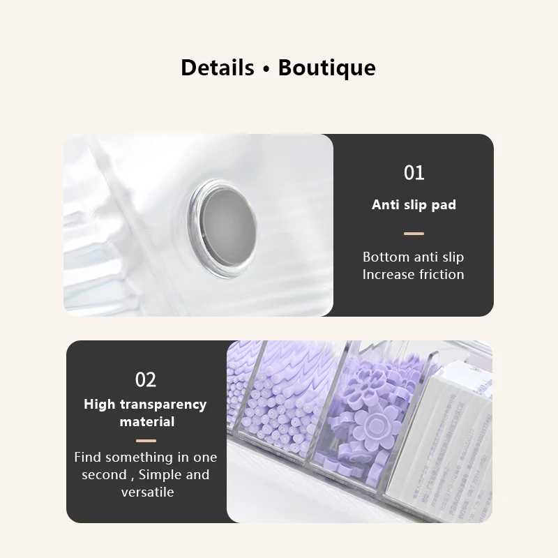 Ящик для хранения инструментов наращивания ресниц с крышкой аксессуары клей