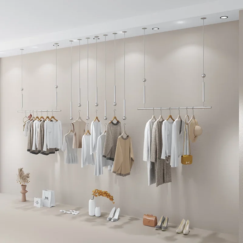 Стеллаж для прихожей скандинавская промышленная одежда вход современный