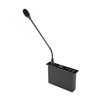 embedded fine lcd sensitive button sensitive button control conference delegate microphone