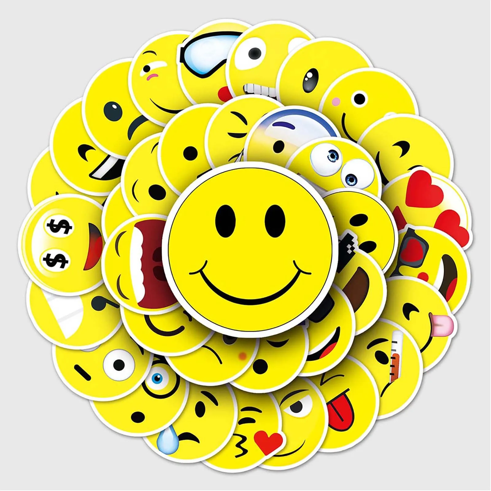 50 водонепроницаемых неповторяющихся милых чемоданов с улыбающимися мультяшками