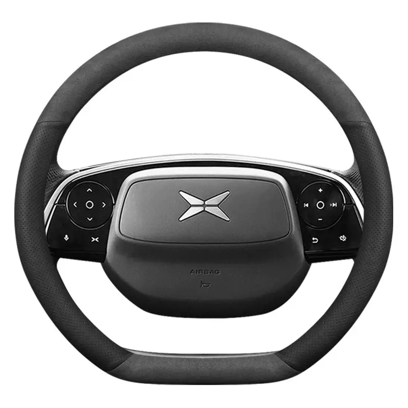 

Чехол на руль для Xpeng Motors P7 G3, замшевый захват, универсальный, всесезонный, спортивный, нескользящий, бесшовный