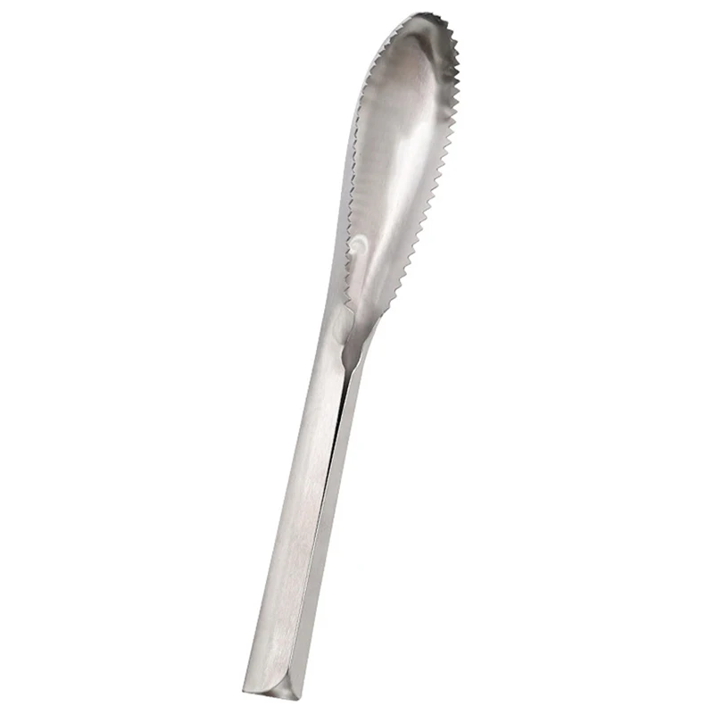 

Щетка из нержавеющей стали для чистки рыбной кожи, рыболовная щетка для чешуи, терки, быстрое удаление, нож для рыбы, очиститель, скребок для ...