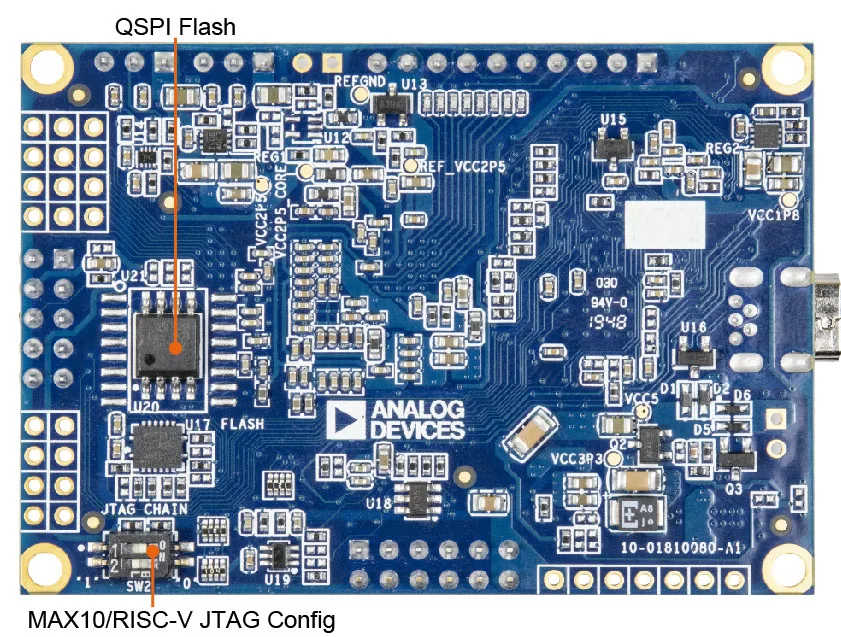 Макетная плата FPGA Altera Max10 10M50DAF484 T-Core с USB Blaster Jtag RISC-V |