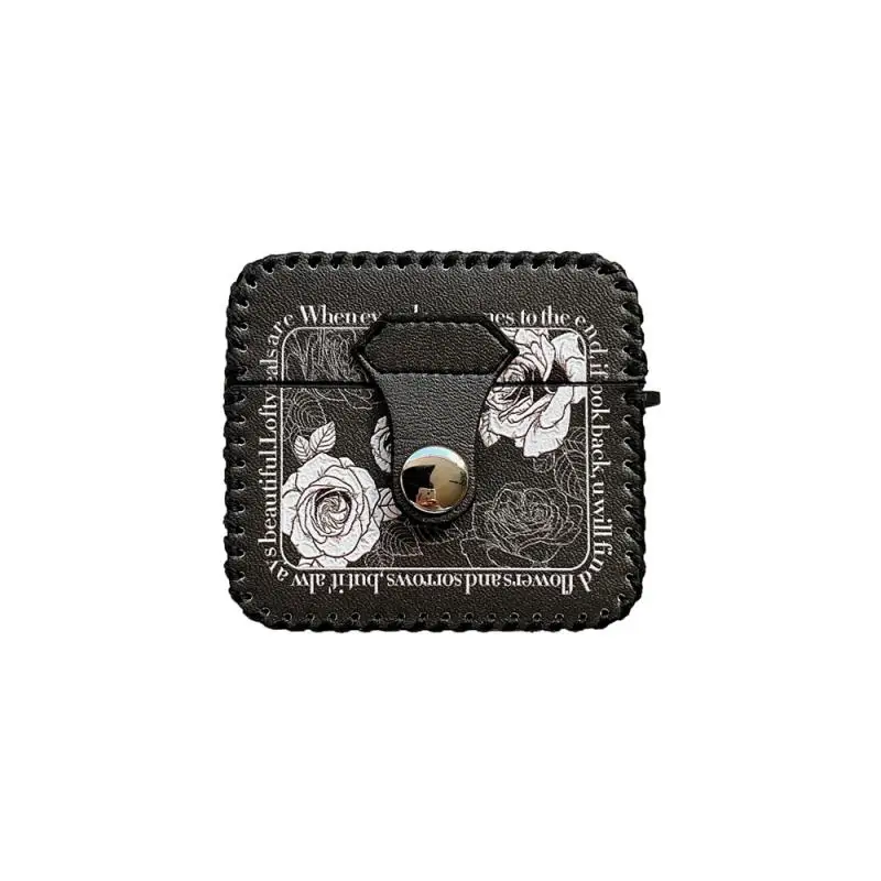 Защитный чехол для наушников Airpods1/2/3/pro/pro2, французские, черные, белые, розовые, мягкие кожаные противоударные аксессуары для наушников