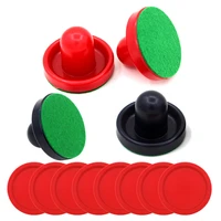 76mm air hockey accessories batter table hockey push handle with push handles discs ice hockey pieces entertainment games tool