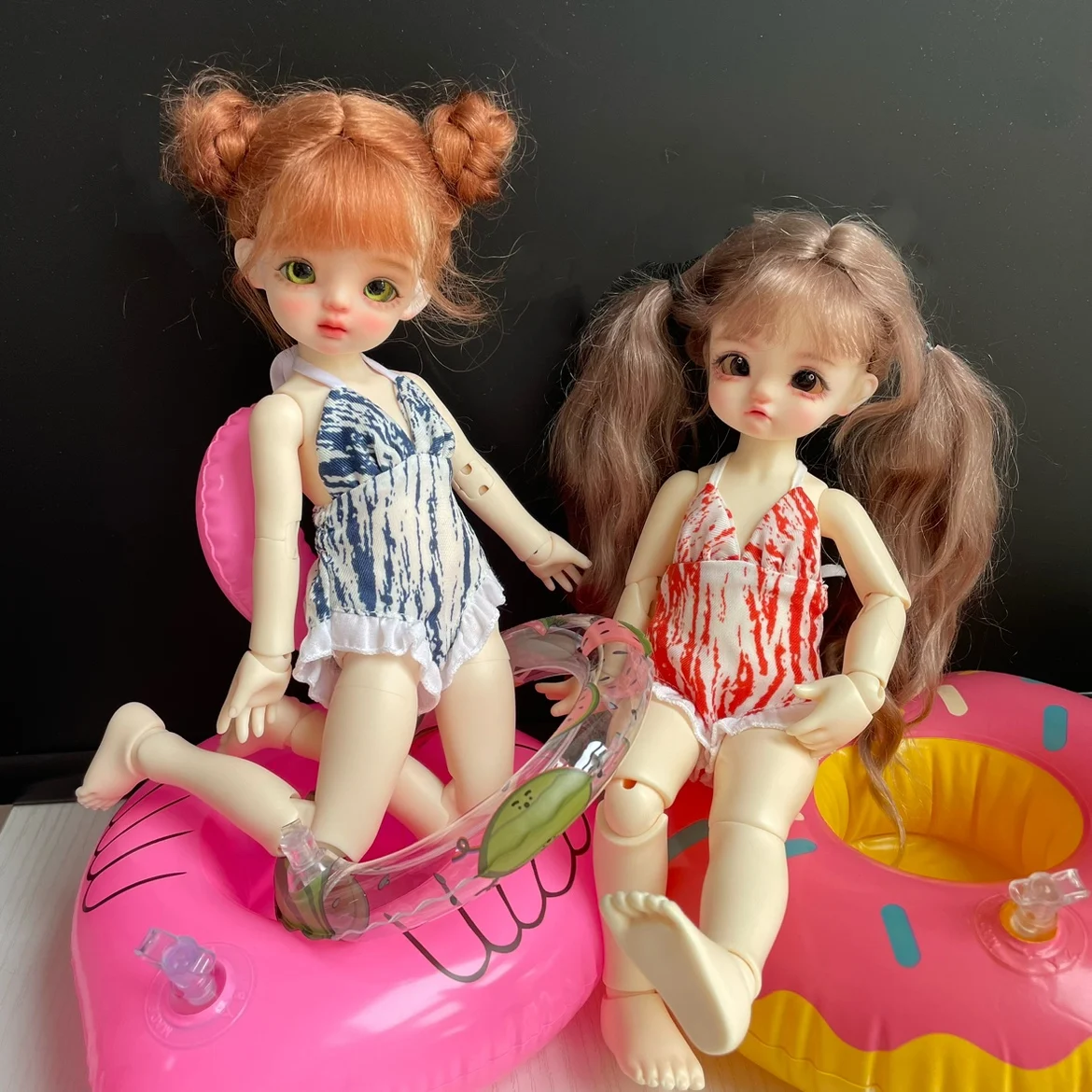 

Dula Handmade Clothes Summer Glacier color limited cool swimwear bikini specials Blythe ob24 ob22 1/6 Bjd Doll Accessories