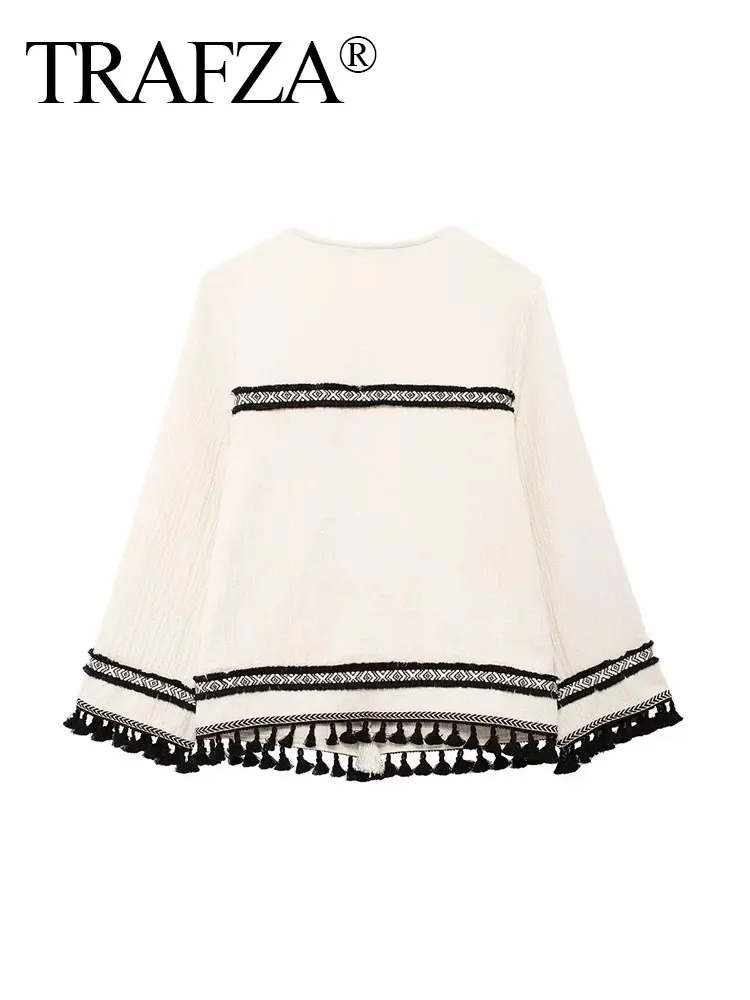 Женская летняя куртка с длинным рукавом и V-образным вырезом