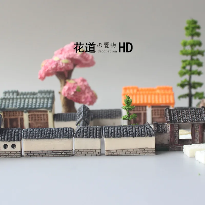 Мини-модель здания Цзяннанана настенная арка ретро-декоративные детали для