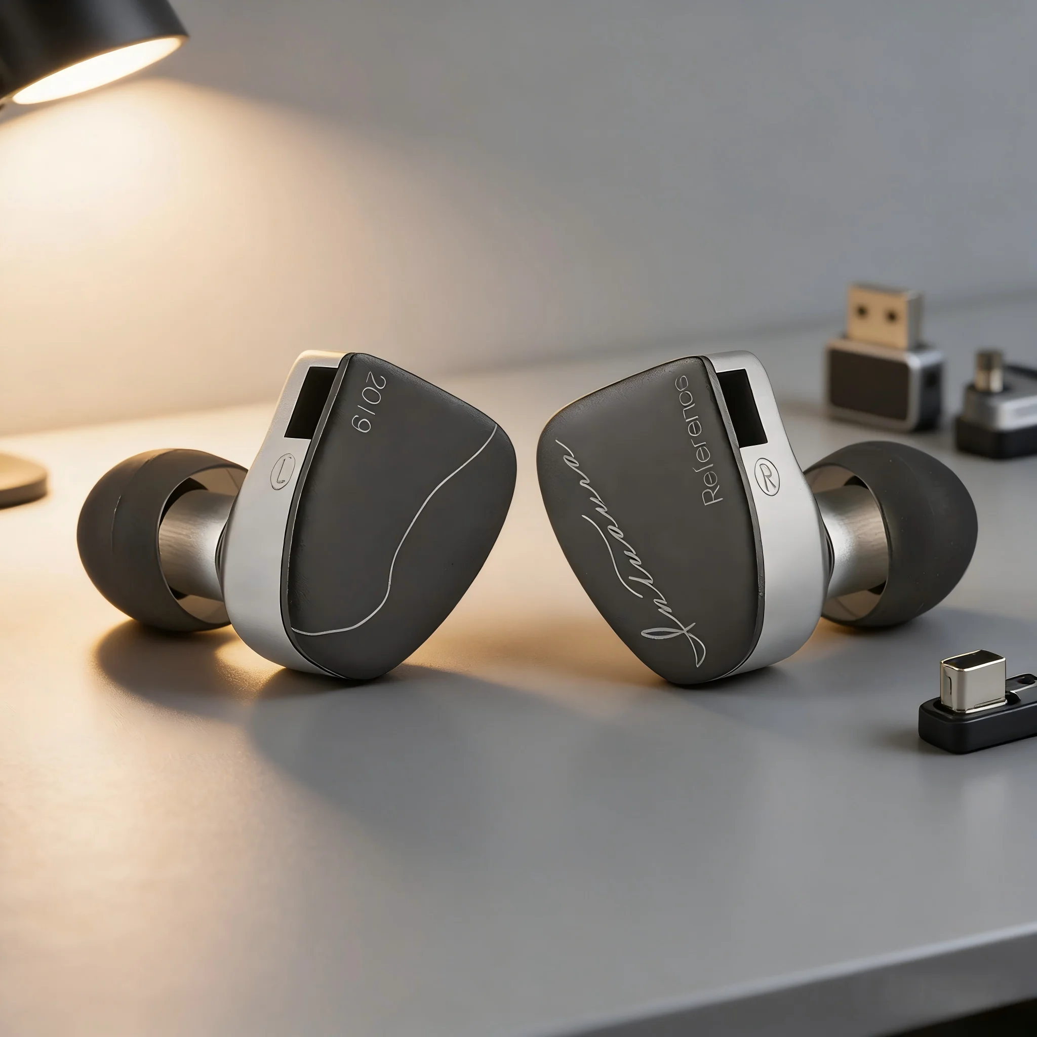 Фото Наушники INTUAURA Reference 2019 Hifi, проводные, с 10-мм динамическим драйвером, внутриканальные (IEM), с 8-жильным кабелем из чистой меди №3