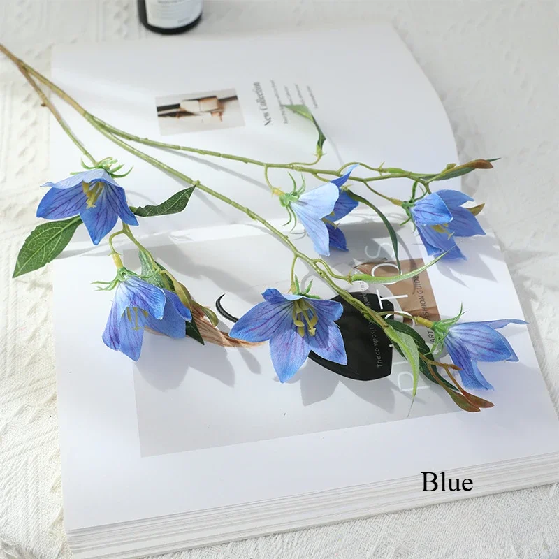 

Искусственный цветок Platycodon Bluebell 72 см