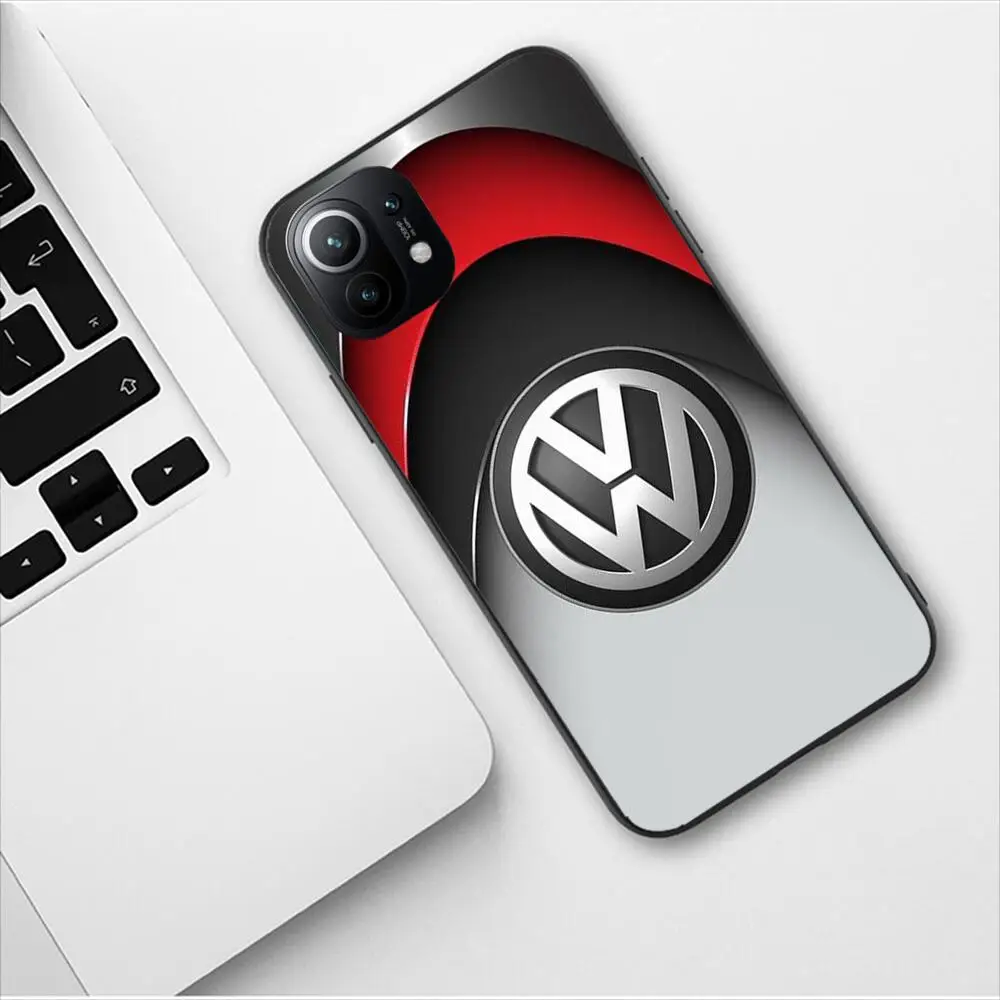 Volkswagen Phone Case for Xiaomi 13 12 11T 9 11 10C 9T 8 9SE 11i Lite Ultra Note10 Poco F3 M4 M3 Pro Soft Silicone Black Covers