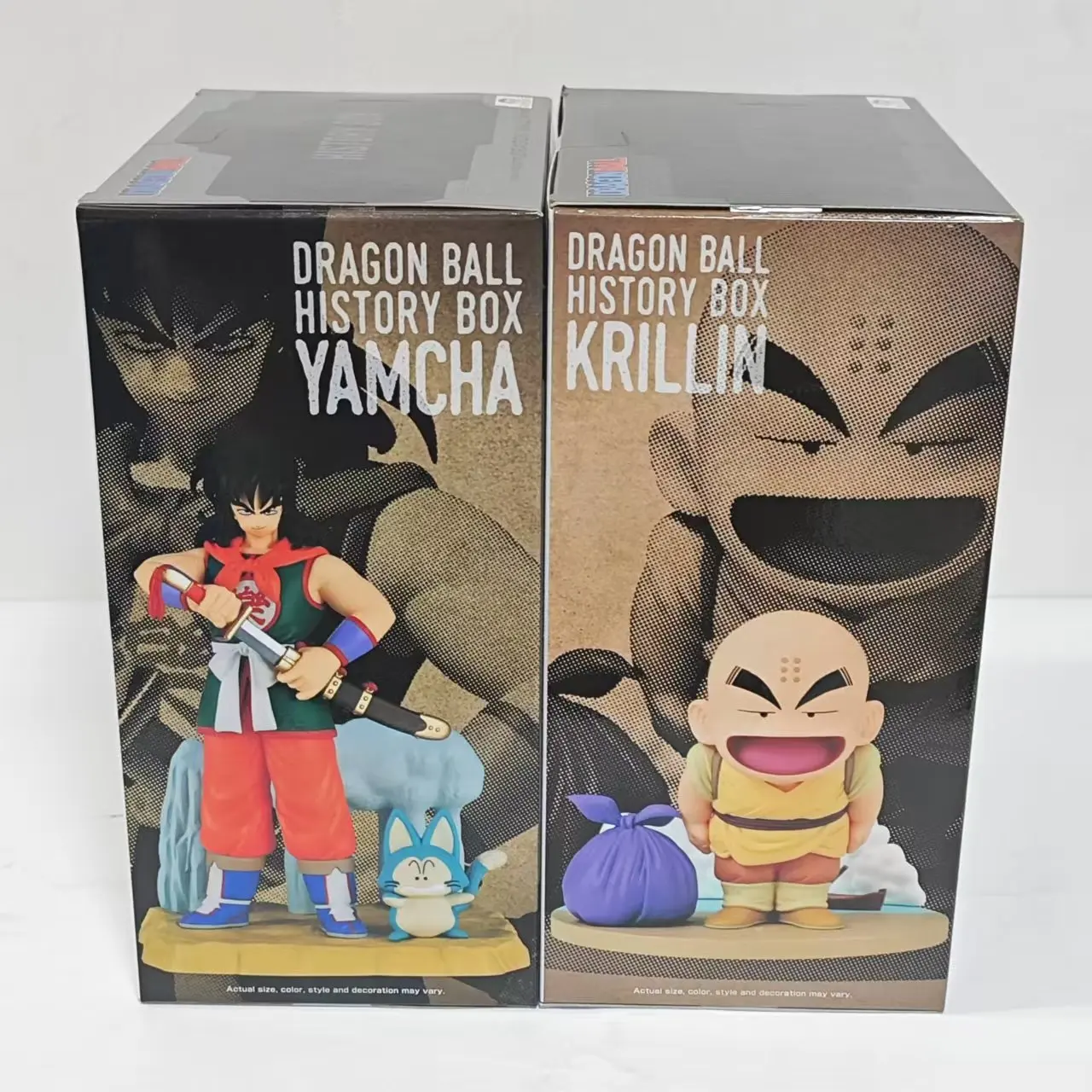 Фото Оригинальная фигурка BANDAI Dragon Ball Z History Box Yamcha Krillin Kuririn, экшн-фигурки, модель, коллекция игрушек №5
