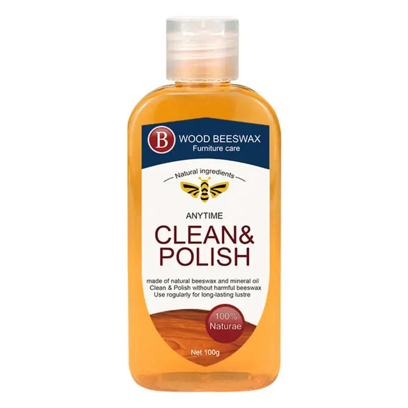 

Деревянная приправа Beewax 100 г, Органическая натуральная зеркальная Уход за изделием, воск, деревянная очистка мебели, полированная жидкость