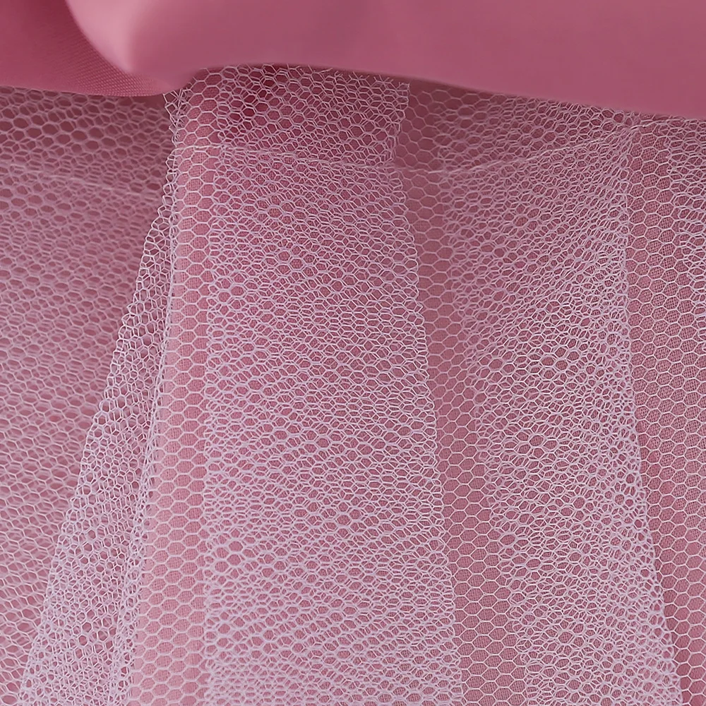 LZH 2024 платье для маленьких девочек Модное детское принцессы с бантом и блестками