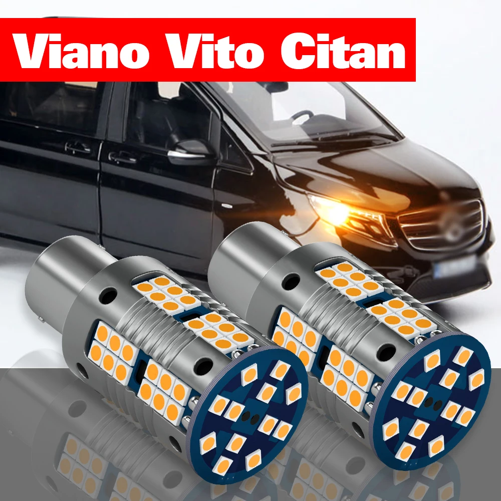 

For Mercedes Benz Viano Vito W639 Citan W415 2003-2020 Accessories 2pcs LED Front Turn Signal Light 2014 2015 2016 2017 2018