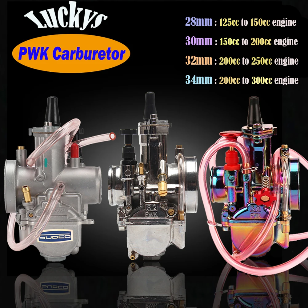 

Universal PWK Carburetor 2T 4T Engine Scooters Dirt Bike ATV 28 30 32 34mm with Power Jet Racing Motocross