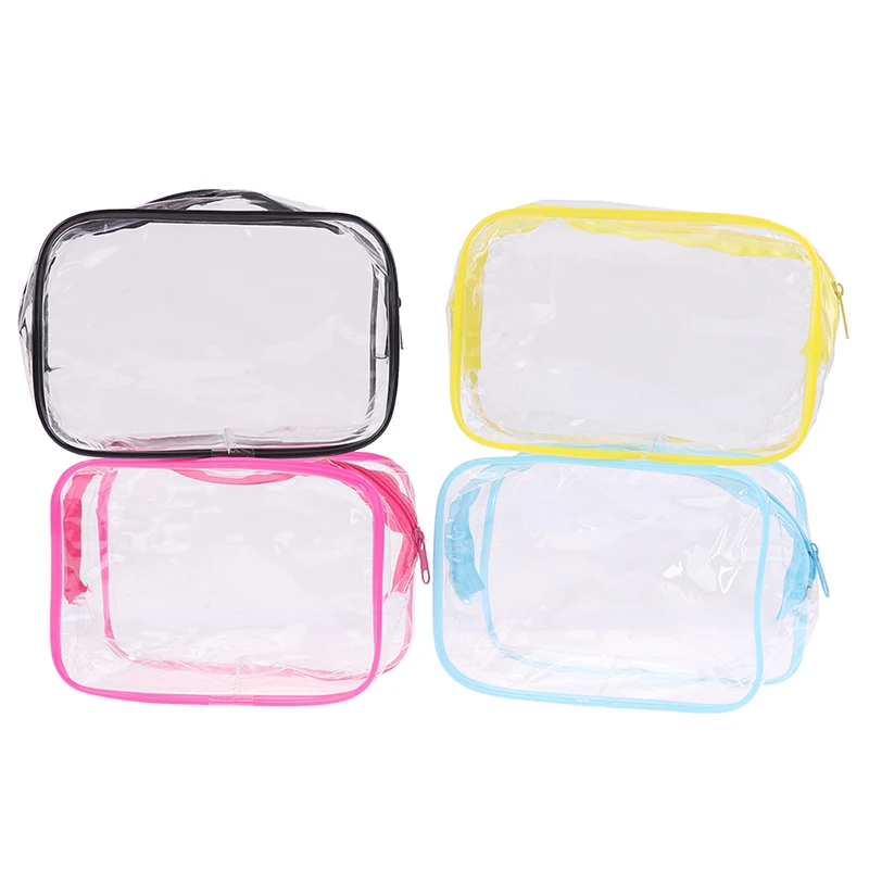 

Toiletry Kit Holder Organizer Case Travel Luggage Pouch 3pc Cosmetic Bag PVC Transparent Toilet Bags Travel Cosmetics