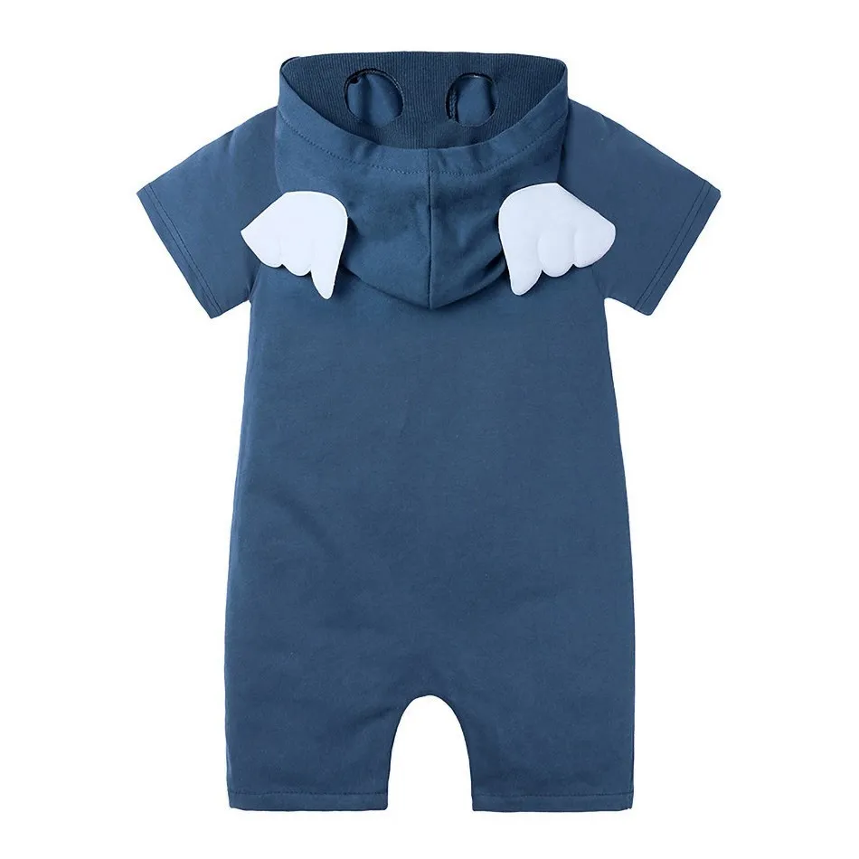 0-2 Years Baby Romper Costume Anime Cartoon Kids Jumpsuit Toddler Summer Short-Sleeved Romper Newborn Baby Boys Clothes