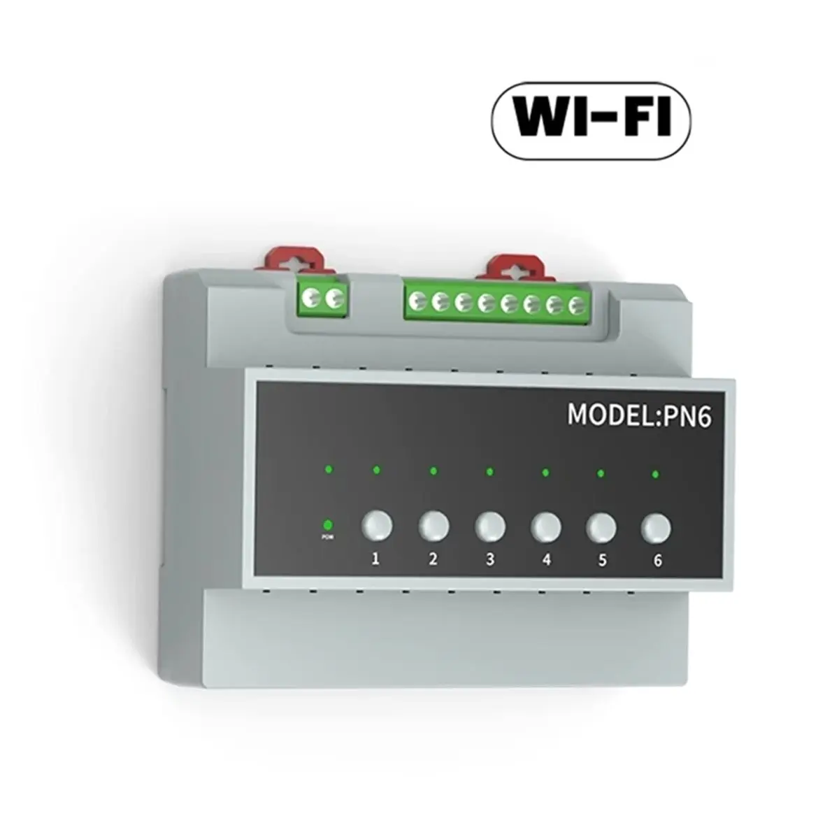 (BABQ) Модуль релейного переключения Smart Life на 6 каналов, 16А, Wi-Fi, устройство дистанционного управления питанием, 110В-240В, модуль умного выключателя (art.: 3920d9ed231dd) - 3920d9ed231dd