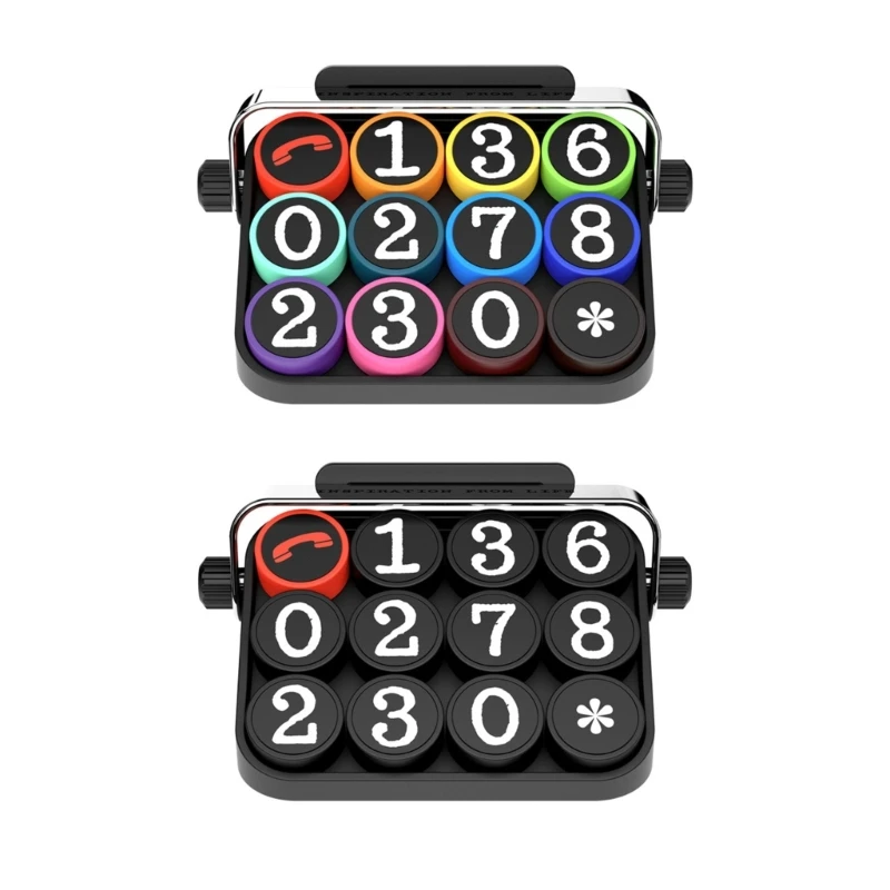 

50JA Car Parking Number Plate Auto Parking Card Typewriter Temporary Stop Phone Telephone Number Card Decoration Accessories