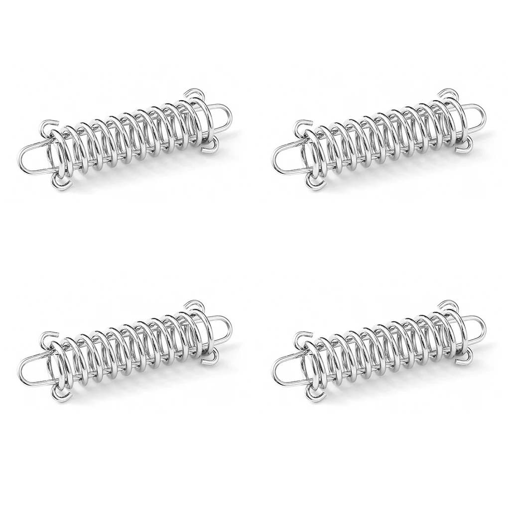

4Pcs Tent Spring Wind Rope Buckle Fixing Outdoor Pegs Tightener Tents
